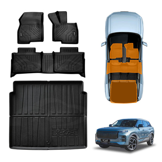 3D Floor Mats Boot Liner for Jaecoo J7 Lower Boot Level 2024-Onwards All Weather Heavy Duty Cargo Car Trunk Luggage Tray