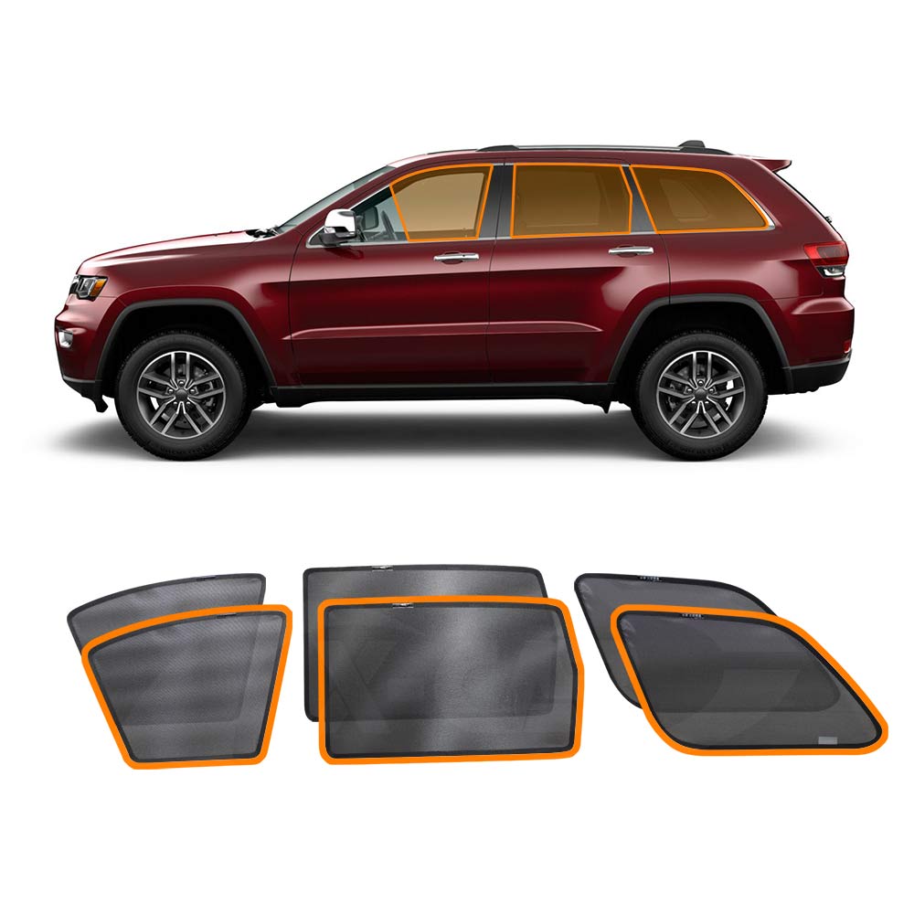 Jeep Grand Cherokee 2011-2021 Rear Side Car Window Sun Blind Sun Shade Mesh