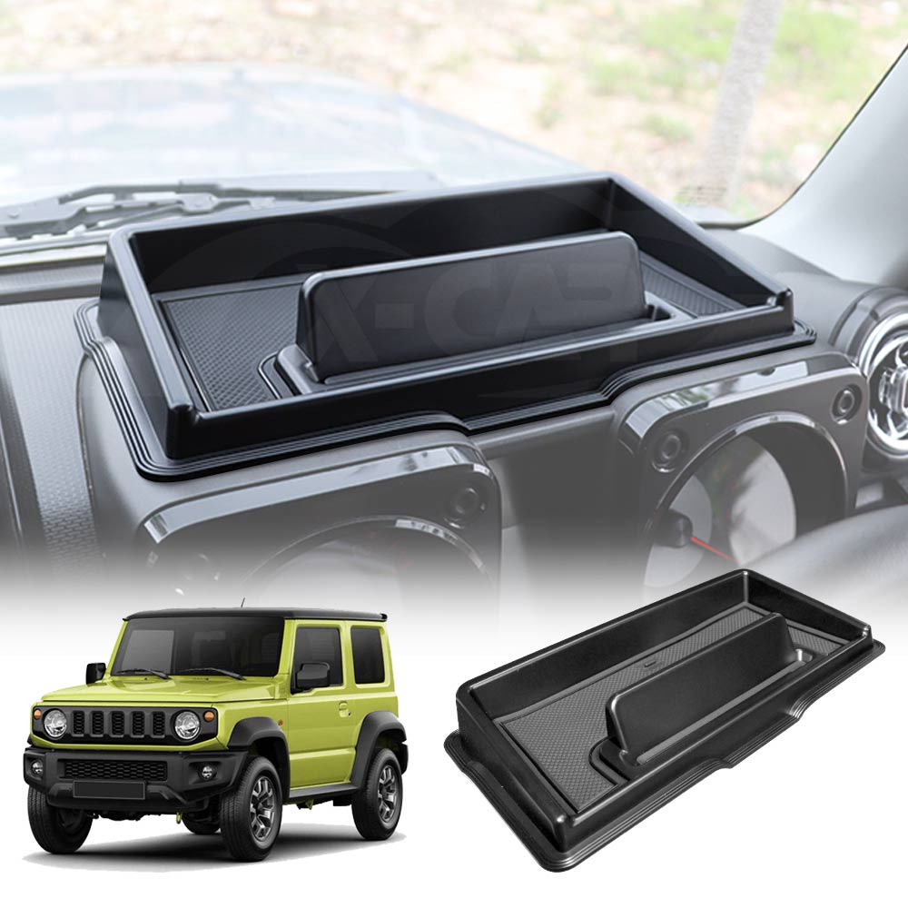 Dash Center Console Organizer for Suzuki Jimny 3-Door 2018-Onwards Dashboard Storage Box Phone Stand Tray