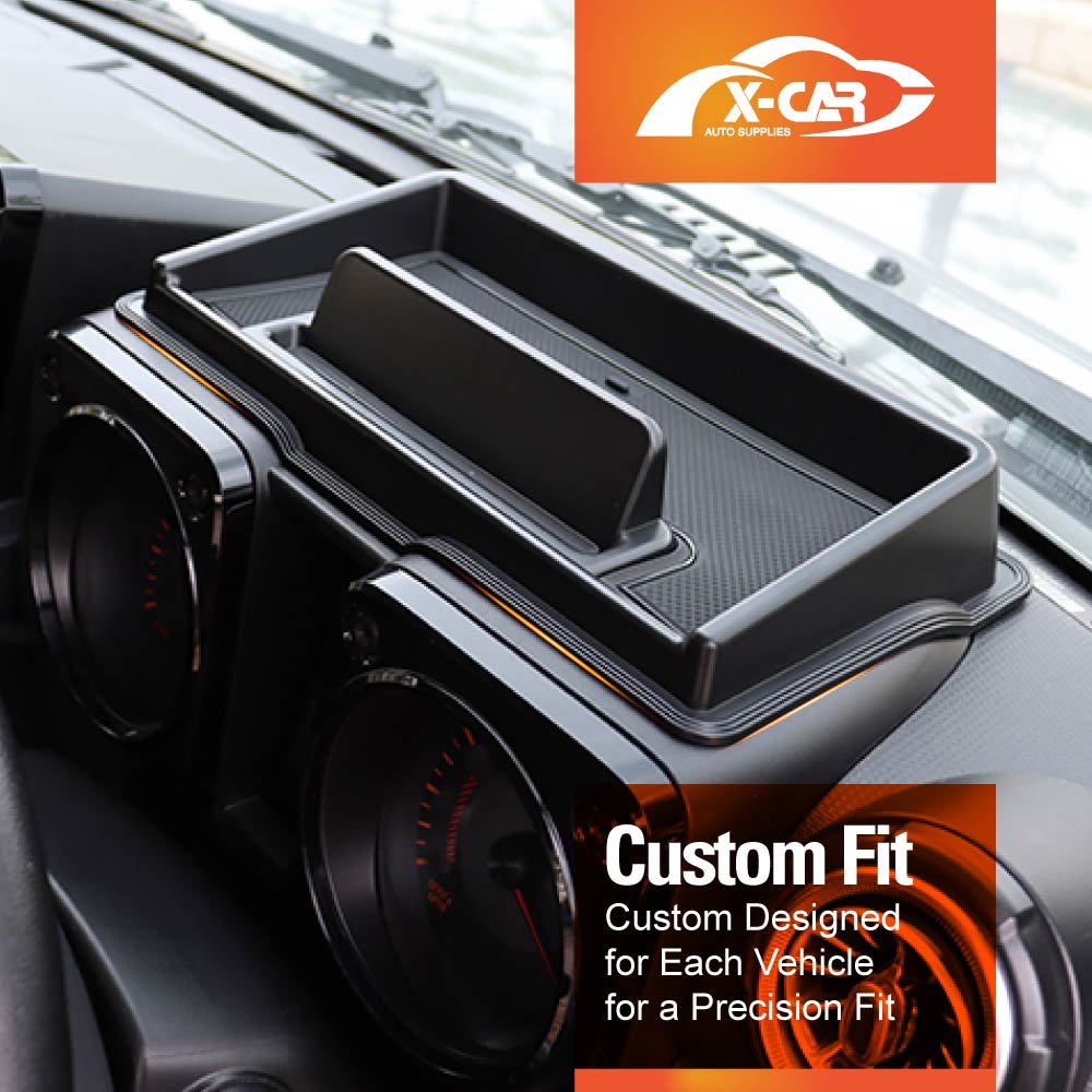 Dash Center Console Organizer for Suzuki Jimny 3-Door 2018-Onwards Dashboard Storage Box Phone Stand Tray