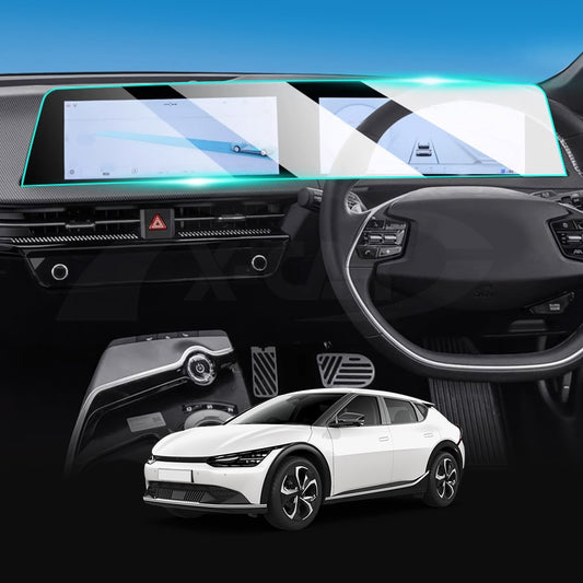 Screen Protector for Kia EV6 2021-2025 Navigation and Dashboard Touchscreen Anti-Scratch Cover Accessories