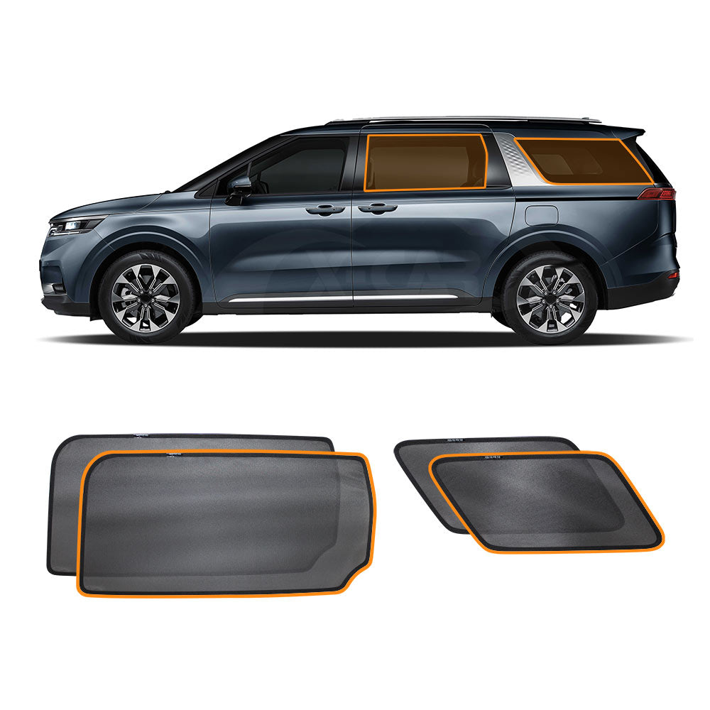 Rear Port Window Mesh Sun Blind Shade for Kia Carnival KA4 Series 2020-2025