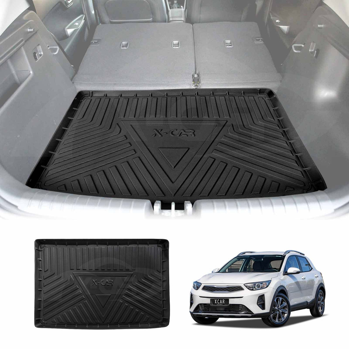 Boot Liner For Kia Stonic 2020-Onwards All Weather Heavy Duty Cargo Trunk Mat Luggage Tray Car Accessories