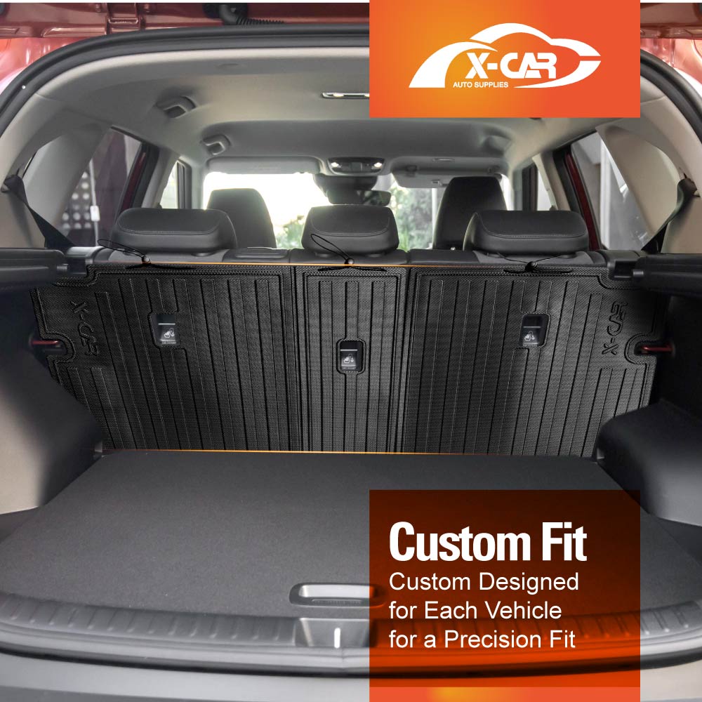 Boot Liner Back Seat Protector Floor Mat for Kia Seltos 2019-2022 Heavy Duty Car Trunk Seats Kick Mats Cover