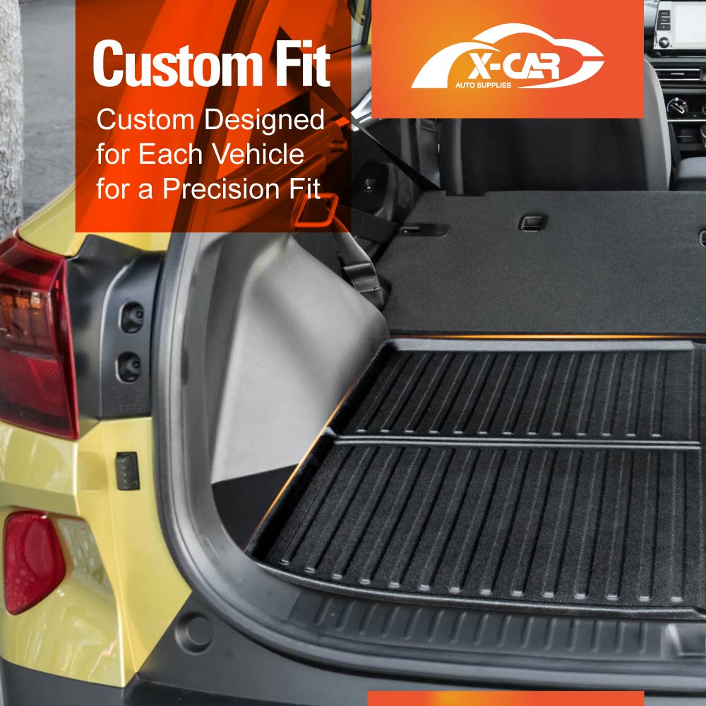 3D All Weather Boot Liner for Kia Seltos 2022-2025 Heavy Duty Cargo Trunk Cover Mat Luggage Tray