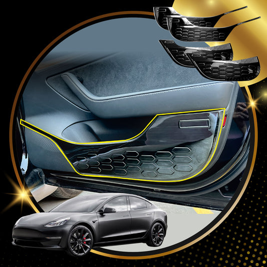 Steel Car Door Anti Kick Protection Protective Side Edge Protector Cover Panel Guard For Tesla Model 3 2017-2022