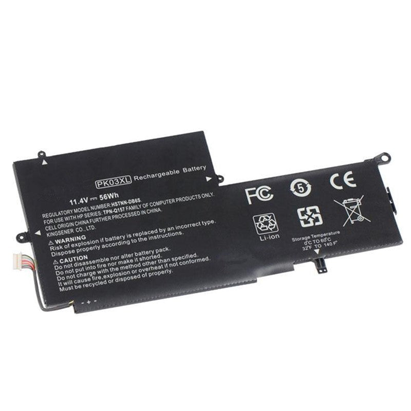 Replacement PK03XL Battery for HP Spectre Pro X360 G1 G2,13-4000nf,13-4006tu,13-4128TU,789116-005,HSTNN-DB6S,TPN-Q157