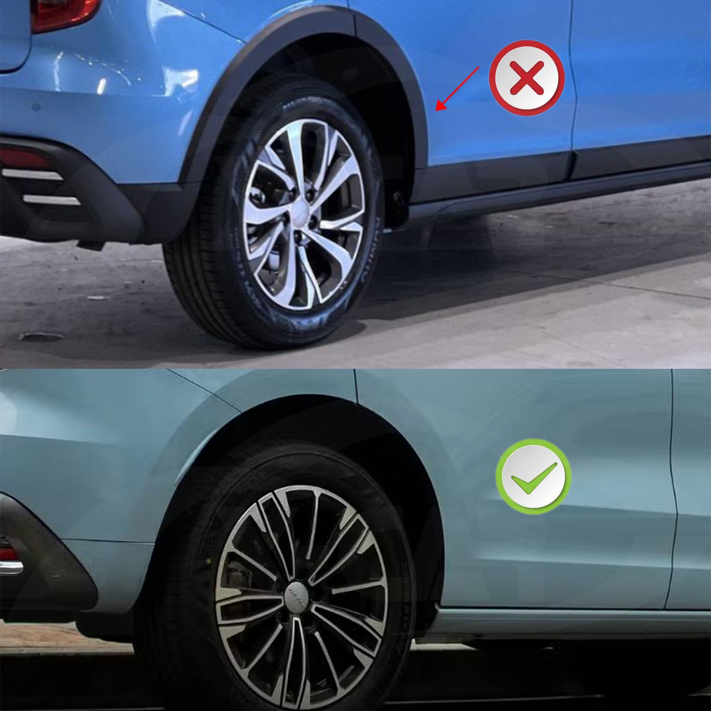 GWM Haval Jolion 2021-2023 Mud Flaps Splash Guards Mudguard Fender Front and Rear Set of 4