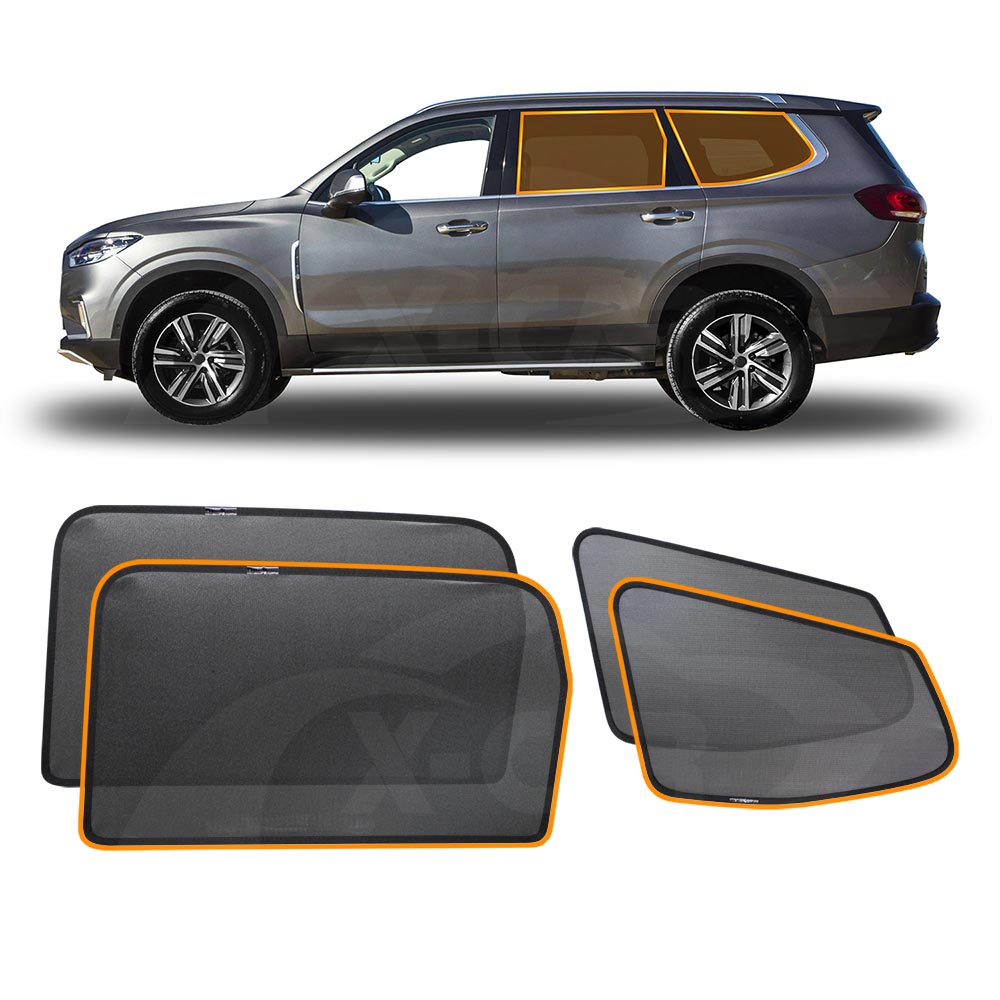 Port Rear Window Sun Shade for LDV D90 2017-2024 Car Sun Blind Mesh