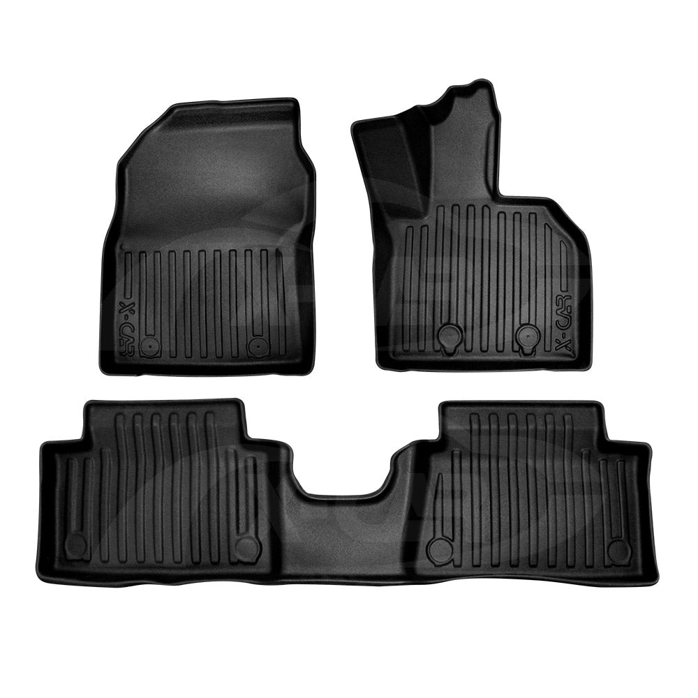 3D All-Weather Floor Mats for Lexus LBX 2024-2025 Heavy Duty Customized Car Floor Liners Full Set Carpet