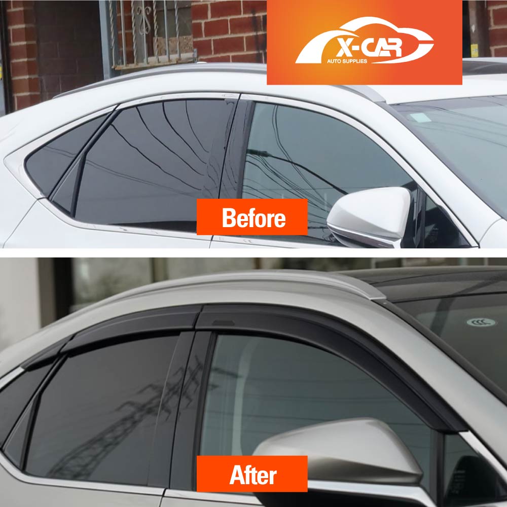 Weathershields for Lexus NX250 NX350 NX350h NX450h 2022-2025 Car Weather Shields Wind Deflectors Window Sun Visor 6 Pcs