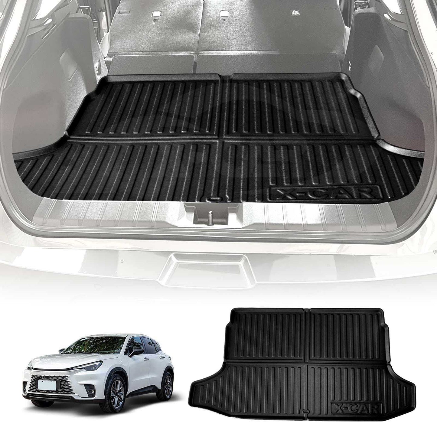 3D All Weather Boot Liner for Lexus LBX AWD 2024-2025 Heavy Duty Cargo Trunk Cover Mat Luggage Tray