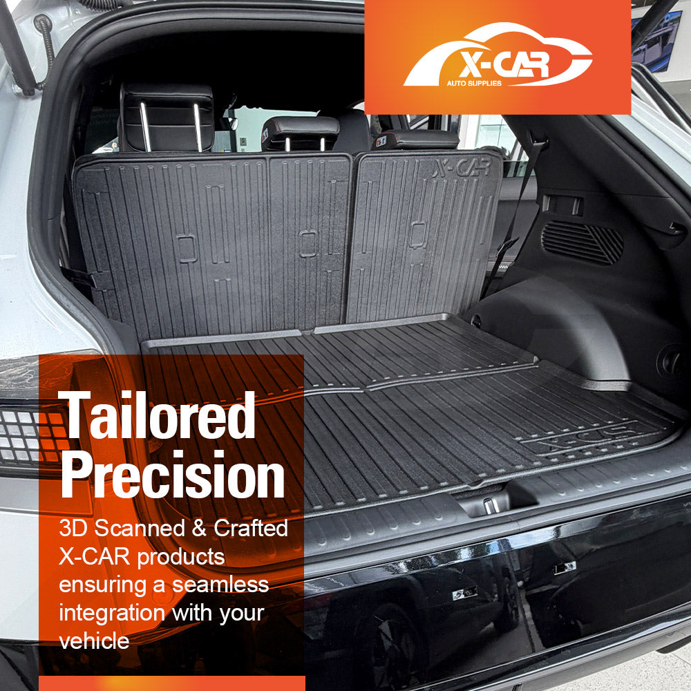 3D Floor Mats Boot Liner for Hyundai IONIQ 5 IONIQ5 2021-Onwards All Weather Heavy Duty Cargo Car Trunk Luggage Tray