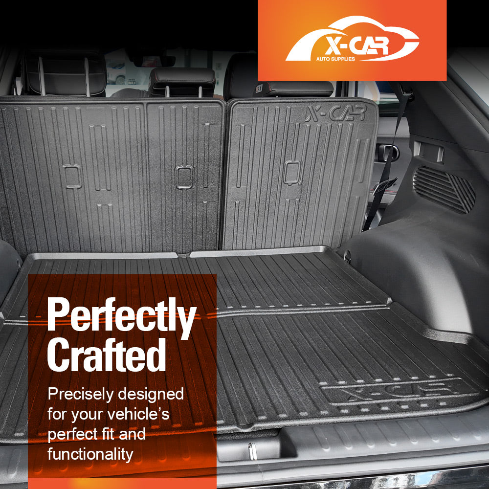 3D Floor Mats Boot Liner for Hyundai IONIQ 5 IONIQ5 2021-Onwards All Weather Heavy Duty Cargo Car Trunk Luggage Tray