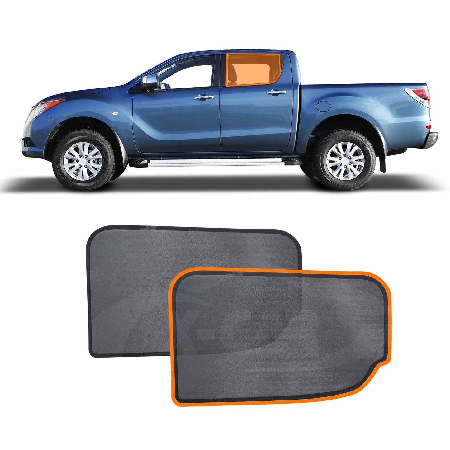 Rear Window Sun Shade for Mazda BT-50 Dual Cab UP UR Series 2011-2020 Car Sun Blind Mesh