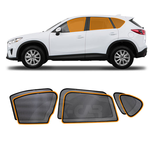 Mazda CX-5 CX5 2012-2017 Rear Side Car Window Sun Blind Sun Shade Mesh Full Set 6 Pieces