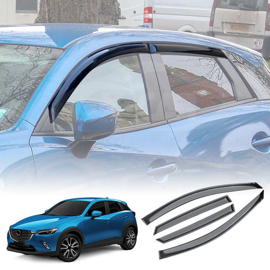 Weathershields for Mazda CX-3 2015-2025 Car Weather Shields Wind Deflectors Window Sun Visor