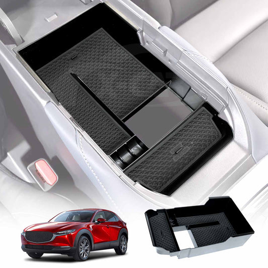 Centre Console Armrest Organizer Tray for Mazda CX30 CX-30 2019-Onwards Storage Box Accessories