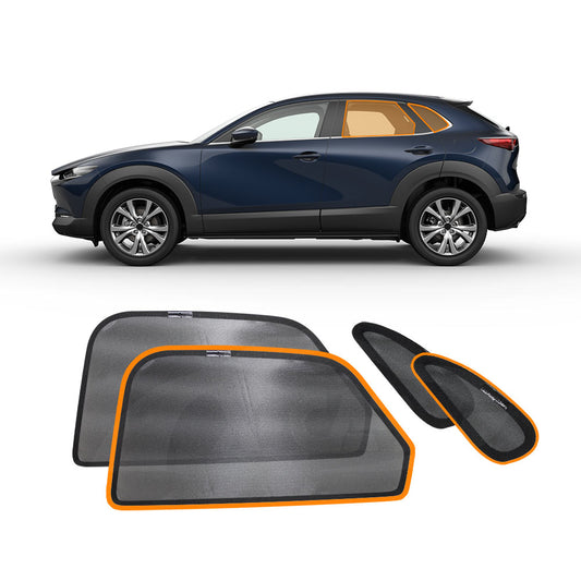 Port Rear Window Sun Shade for Mazda CX30 CX-30 2019-Onwards Car Sun Blind Mesh