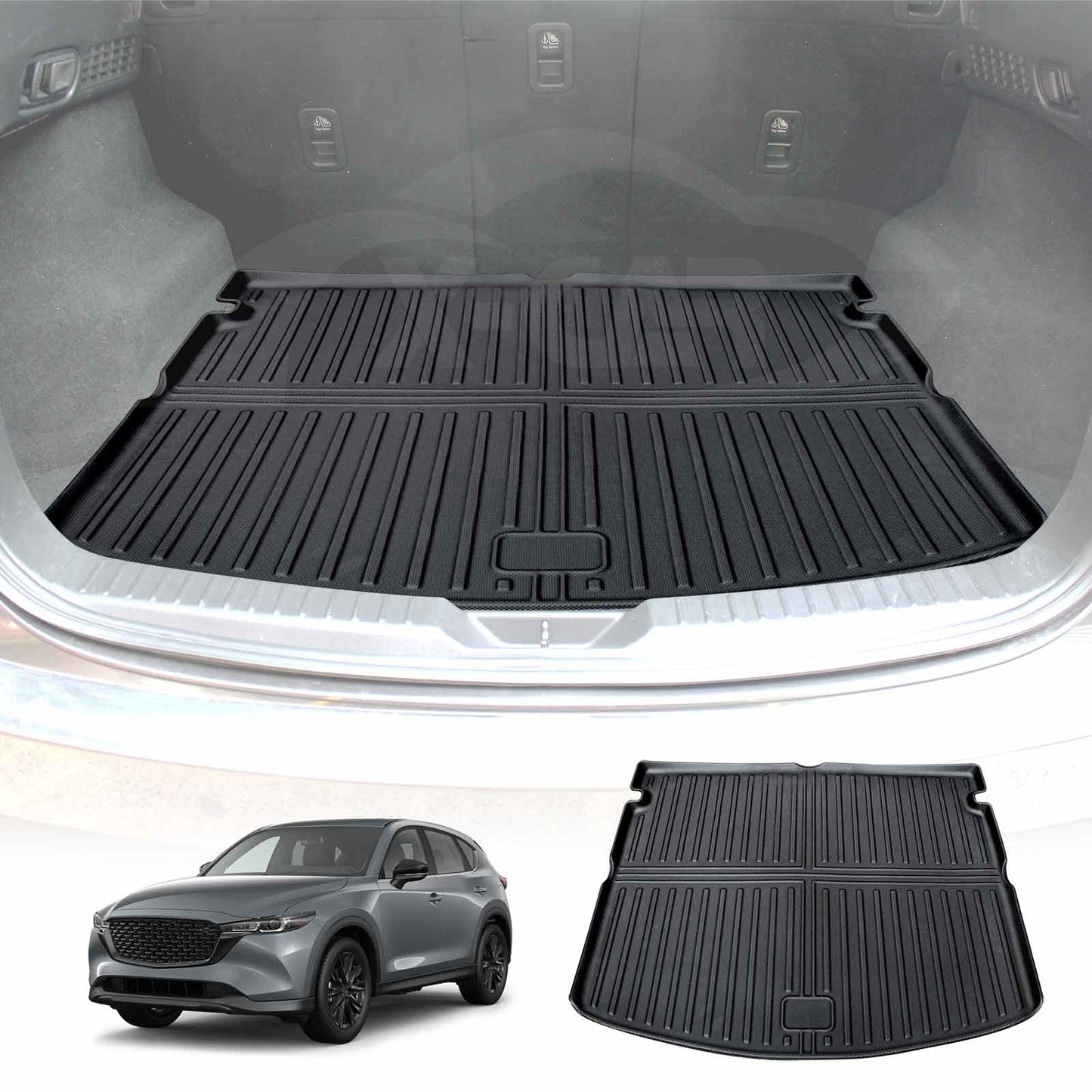 Boot Liner for Mazda CX5 CX-5 2022-2025 All Weather Heavy Duty Cargo Trunk Mat Luggage Tray