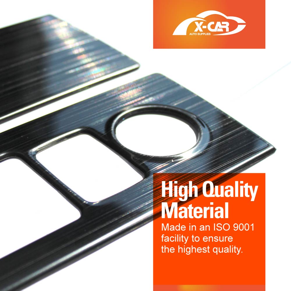 Power Window Control Switch Panel Trim Decor Cover Protector for Mazda CX-9 CX9 2016-2025 Stainless Steel Style