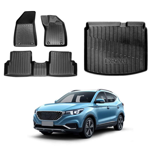 3D All-Weather Floor Mat Boot Liner Carpet for MG ZS/ZST 2018-2024 Heavy Duty Cargo Trunk Mat Luggage Tray