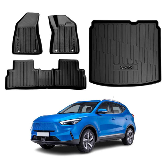 3D All-Weather Floor Mat Boot Liner Carpet for MG ZS EV Electric SUV 2020-2025 Heavy Duty Cargo Trunk Mat Luggage Tray