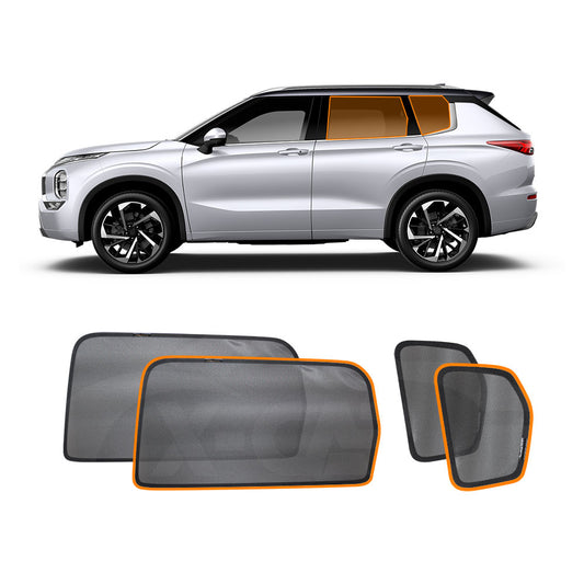Port Rear Window Sun Shade for Mitsubishi Outlander 2021-2025 Car Sun Blind Mesh