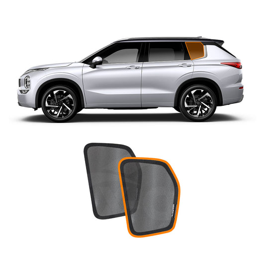 Port Window Sun Shade for Mitsubishi Outlander 2021-2025 Car Sun Blind Mesh Third Row Window
