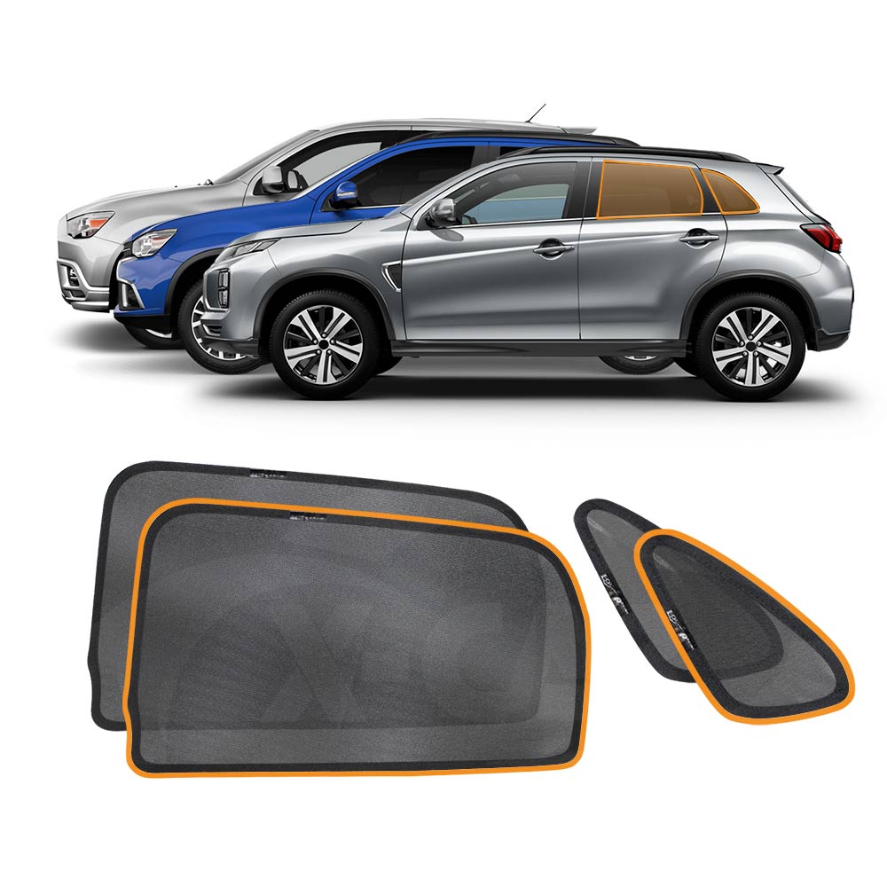 Port Rear Window Sun Shade for Mitsubishi ASX 2010-2025 Car Sun Blind Mesh