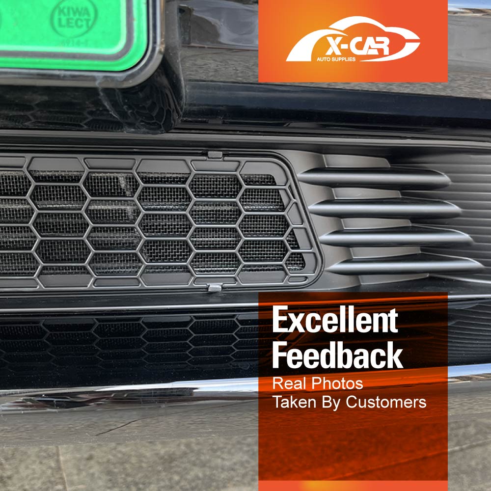 Tesla Model 3 Car Front Air Flow Vent Inlet Intake Grill Mesh Grille Grid ABS Plastic Protection Cover Leaves Insect Guard Matt Black