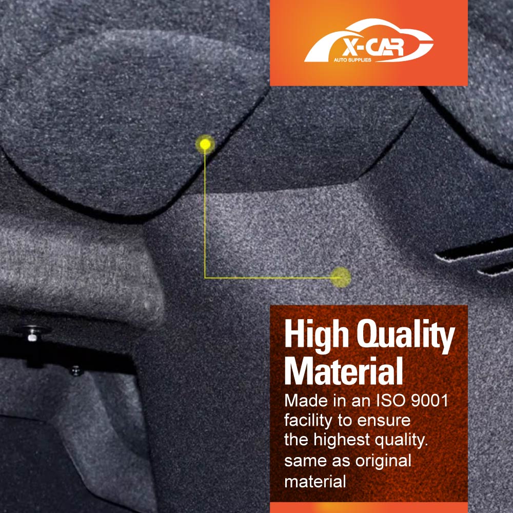 Rear Trunk Soundproof Cotton Mat Cover for Tesla Model 3 2017-2023 Noise Reduce Sound Deadener Material