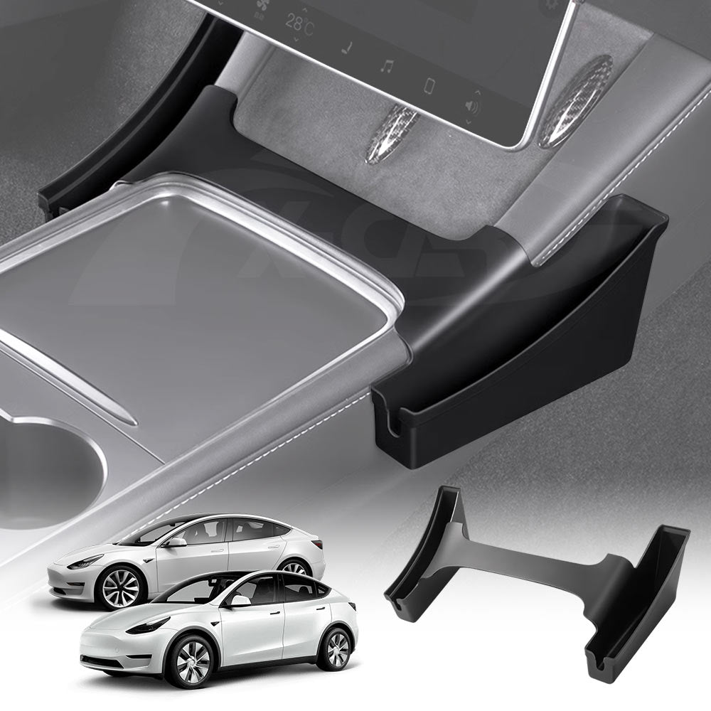 Center Console Side Tray Storage Box for Tesla Model 3 2017-2023 and Model Y 2021-2025 Armrest Organizer Car Accessories