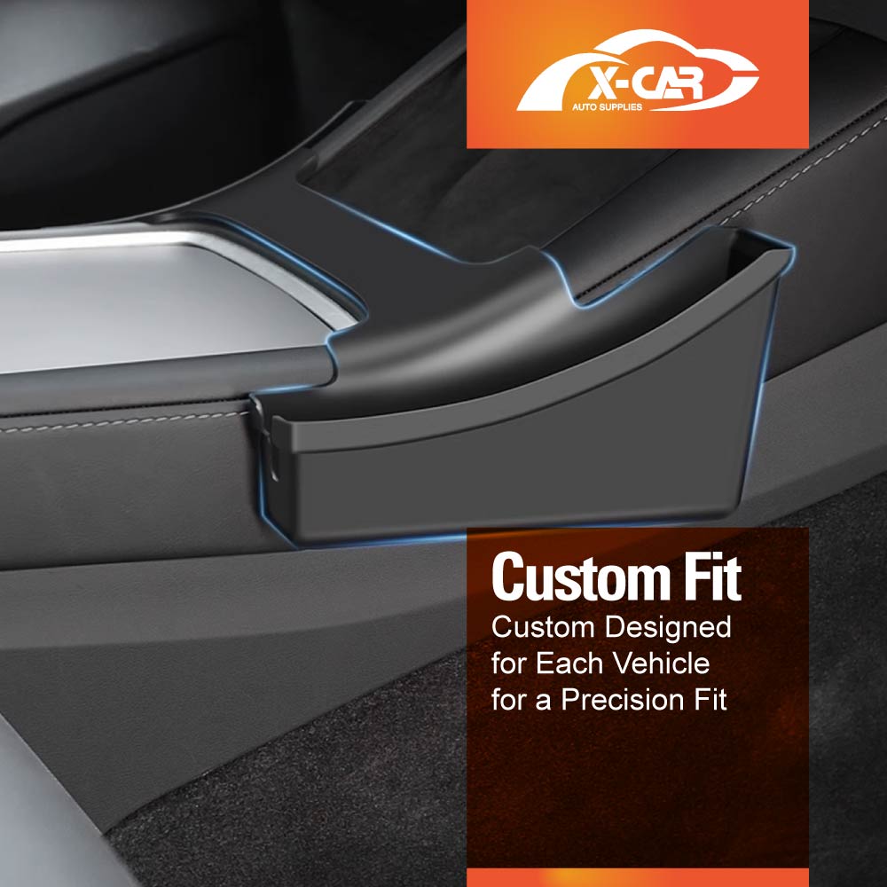 Center Console Side Tray Storage Box for Tesla Model 3 2017-2023 and Model Y 2021-2025 Armrest Organizer Car Accessories