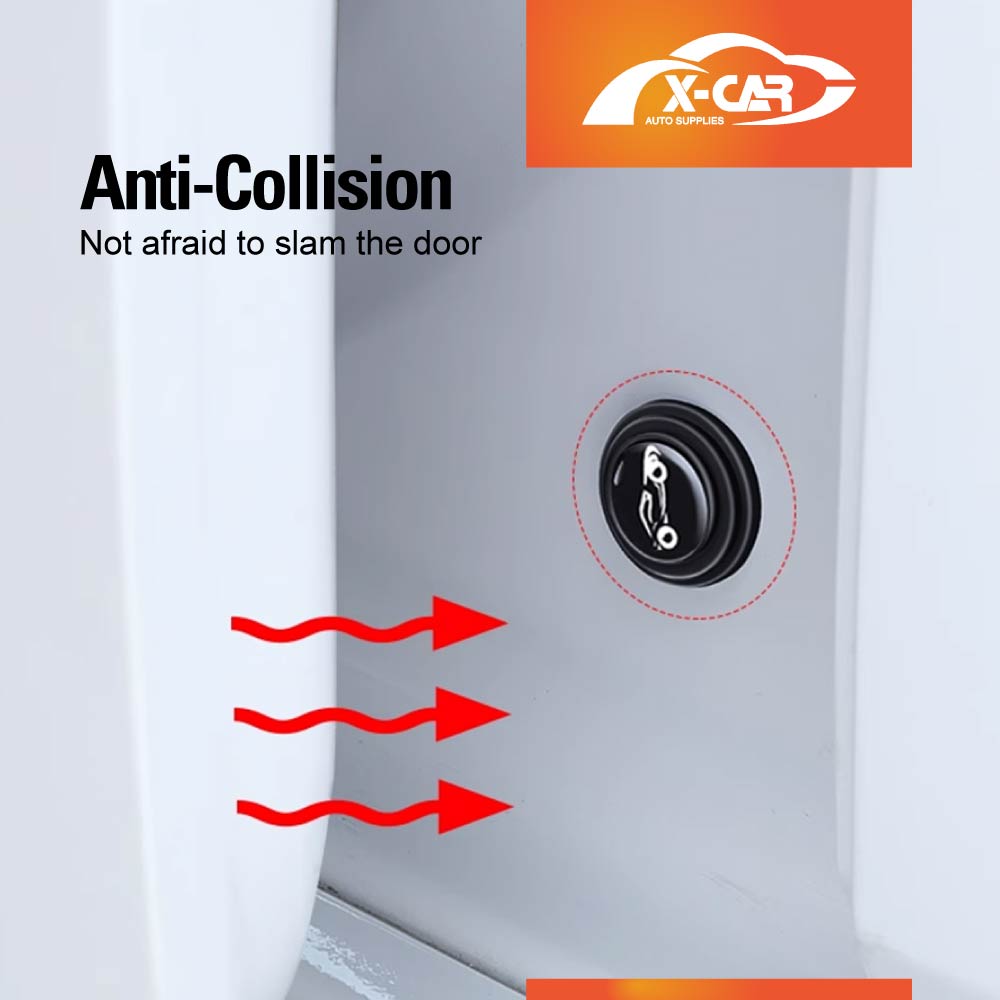 Tesla Model 3 2017-2023 and Model Y 2021-2025 Car Door Anti-shock Silicone Pad Buffer Gasket Sticker Cushion