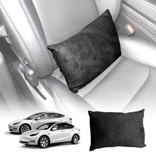 Black Waist Support Pillow for Tesla Model 3 2017-2023 and Model Y 2021-2025 Car Seat Lumbar Rest Pad Cushion Accessories
