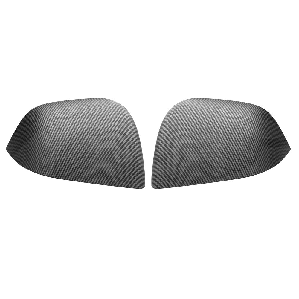 Rear View Mirror Trim Cover for Tesla Model Y 2021-2025 Exterior Accessories Side Mirror Cap Carbon Fiber Style