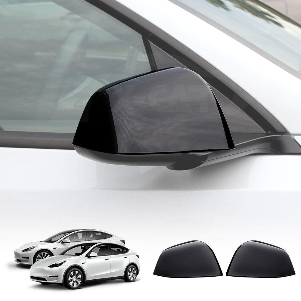 Rear View Mirror Trim Cover for Tesla Model Y 2021-2025 Exterior Accessories Side Mirror Cap