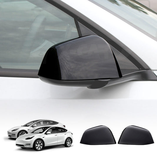 Rear View Mirror Trim Cover for Tesla Model Y 2021-2025 Exterior Accessories Side Mirror Cap
