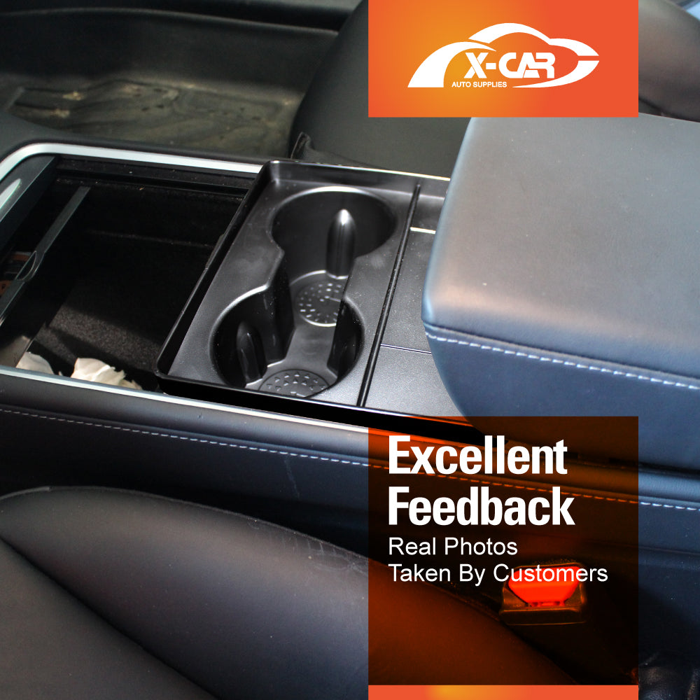 Centre Console Rubber Cup Holder Insert Tray for Tesla Model 3 2017-2023 and Model Y 2021-2025