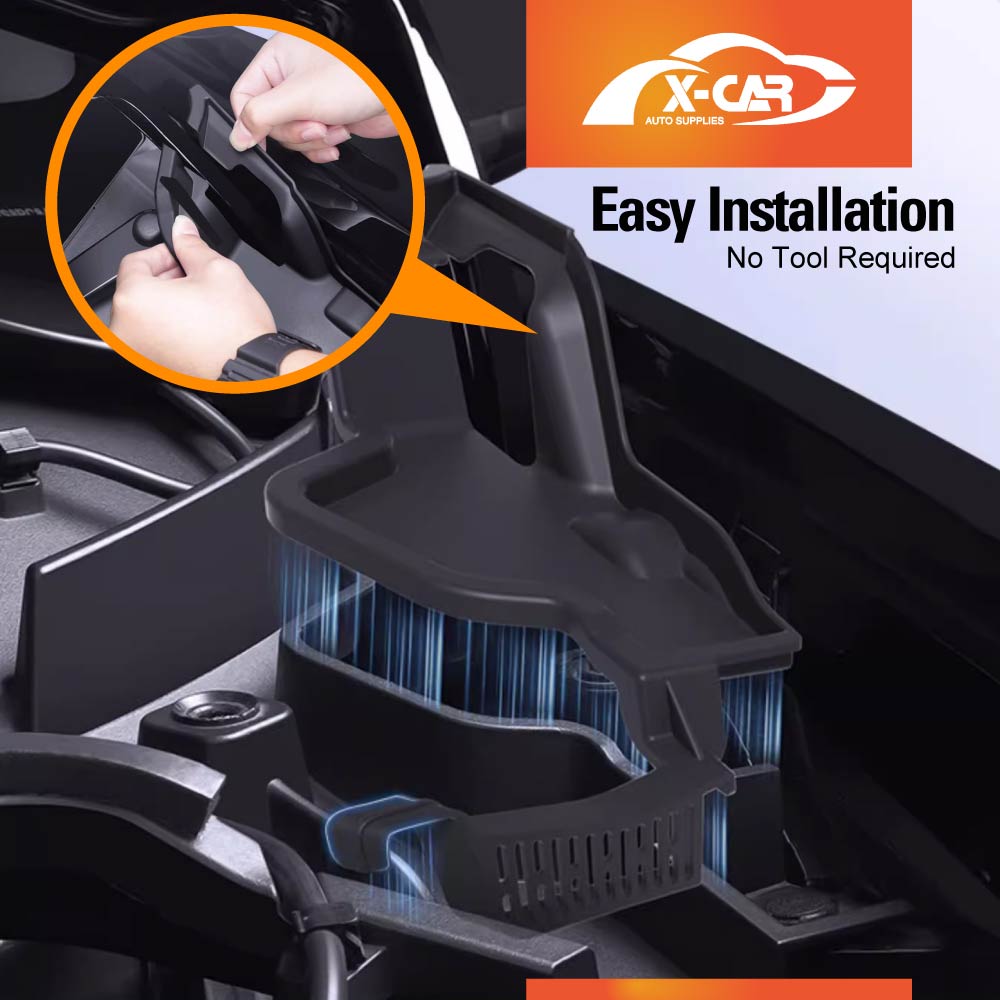 Hood Water Grille for Tesla Model Y 2022-2025 Front Trunk Protective Cover Essential Accessories