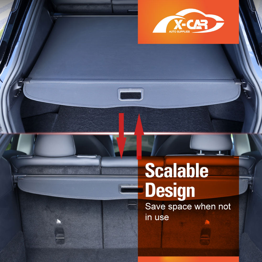 Retractable Car Trunk Shelf Shade Rear Cargo Security Shield Luggage Privacy Cover Blinder for Tesla Model Y 2022-2023