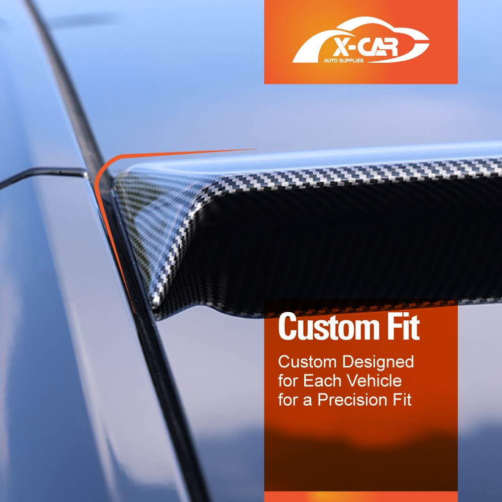 Carbon Fiber Style Roof Spoiler for Tesla Model Y 2022-2025 Rear Window Sunroof Wind Deflector Exterior Accessories