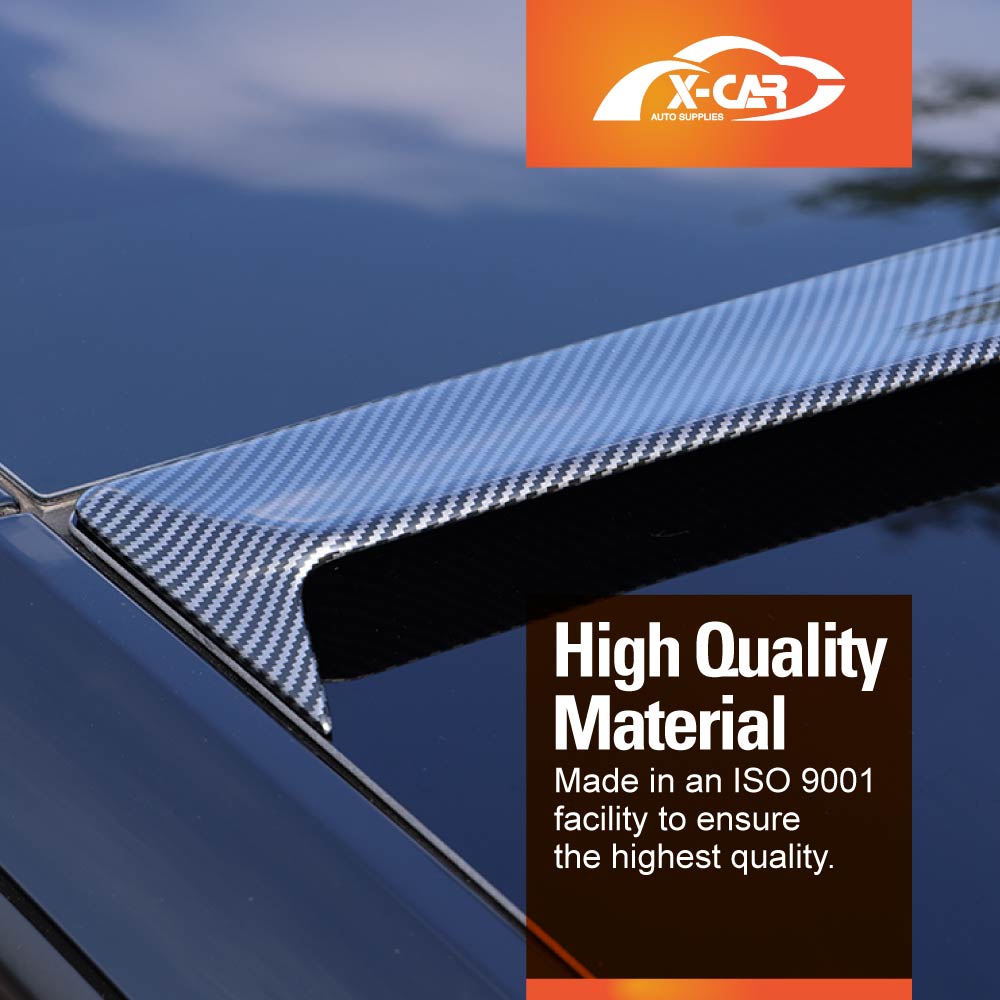 Carbon Fiber Style Roof Spoiler for Tesla Model Y 2022-2025 Rear Window Sunroof Wind Deflector Exterior Accessories