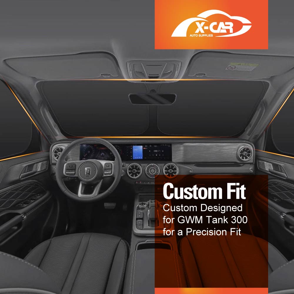 GWM Tank 300 2023-2025 Window Sunshade Block Cover Side Rear Windshield Sun Shades Parking/Camping Privacy Protection