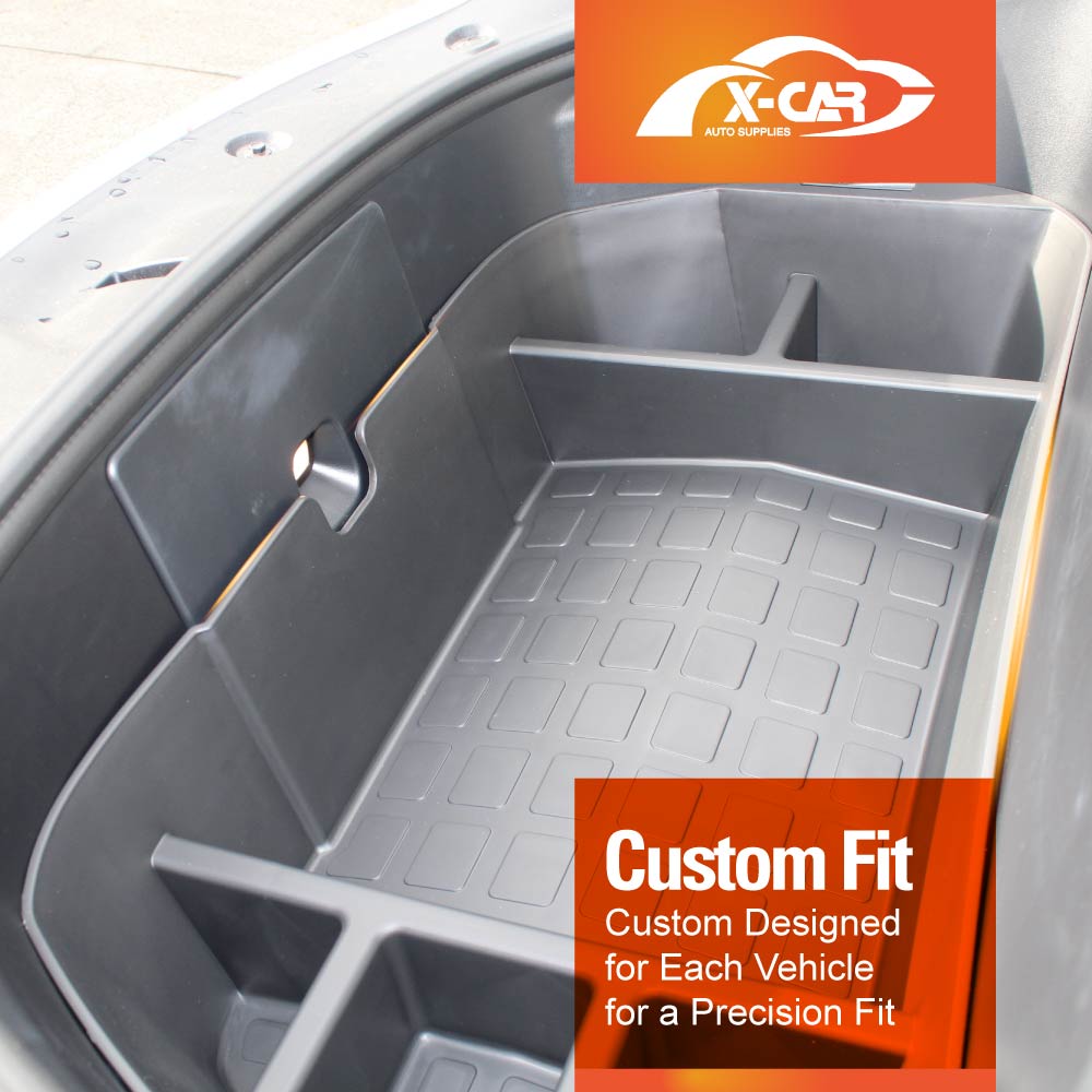 Tesla Model Y 2022-2025 Front Trunk Cargo Organizer Frunk Storage Box Organiser Tray Accessories