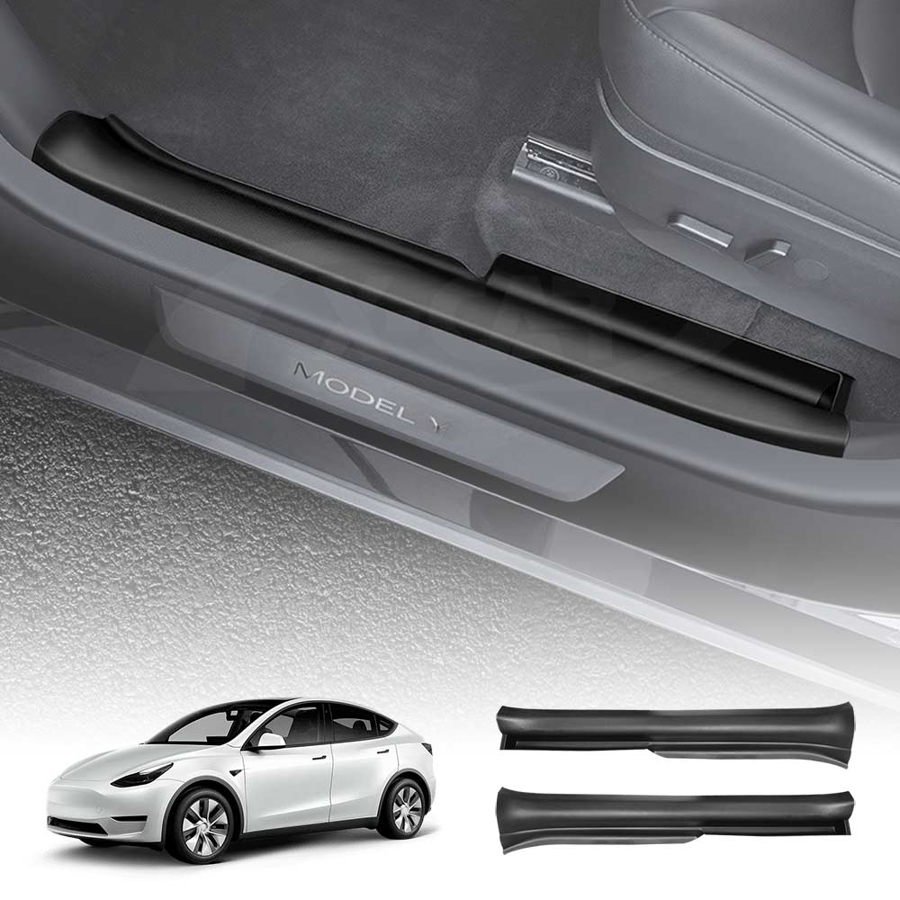 Front Door Sill Protector for Tesla Model Y 2021-2025 Door Entry Guard