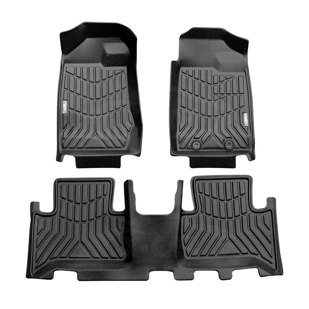 3D All-Weather Floor Mats for Isuzu MU-X MUX 2013-2021 Heavy Duty Car Floor Liners Full Set Carpet