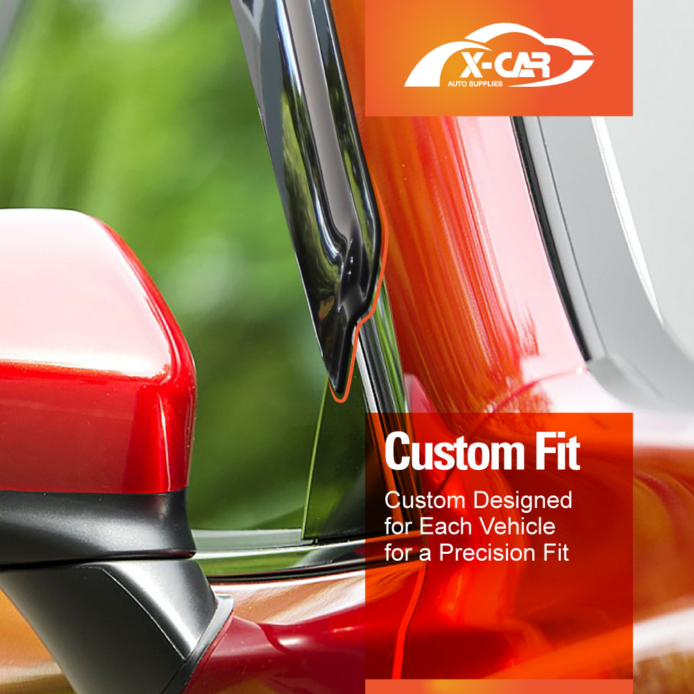 Premium Weathershields for Mazda 6 Sedan 2012-2025 Car Weather Shields Wind Deflectors Window Sun Visor 4-Piece Set