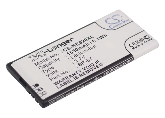 Nokia Replacement Battery For Arrow/Lumia 820/825/820.2/BP-5T